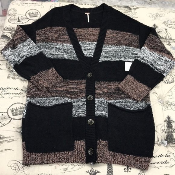 Free People Southport Oversized Beach Cardigan - Picture 4 of 8